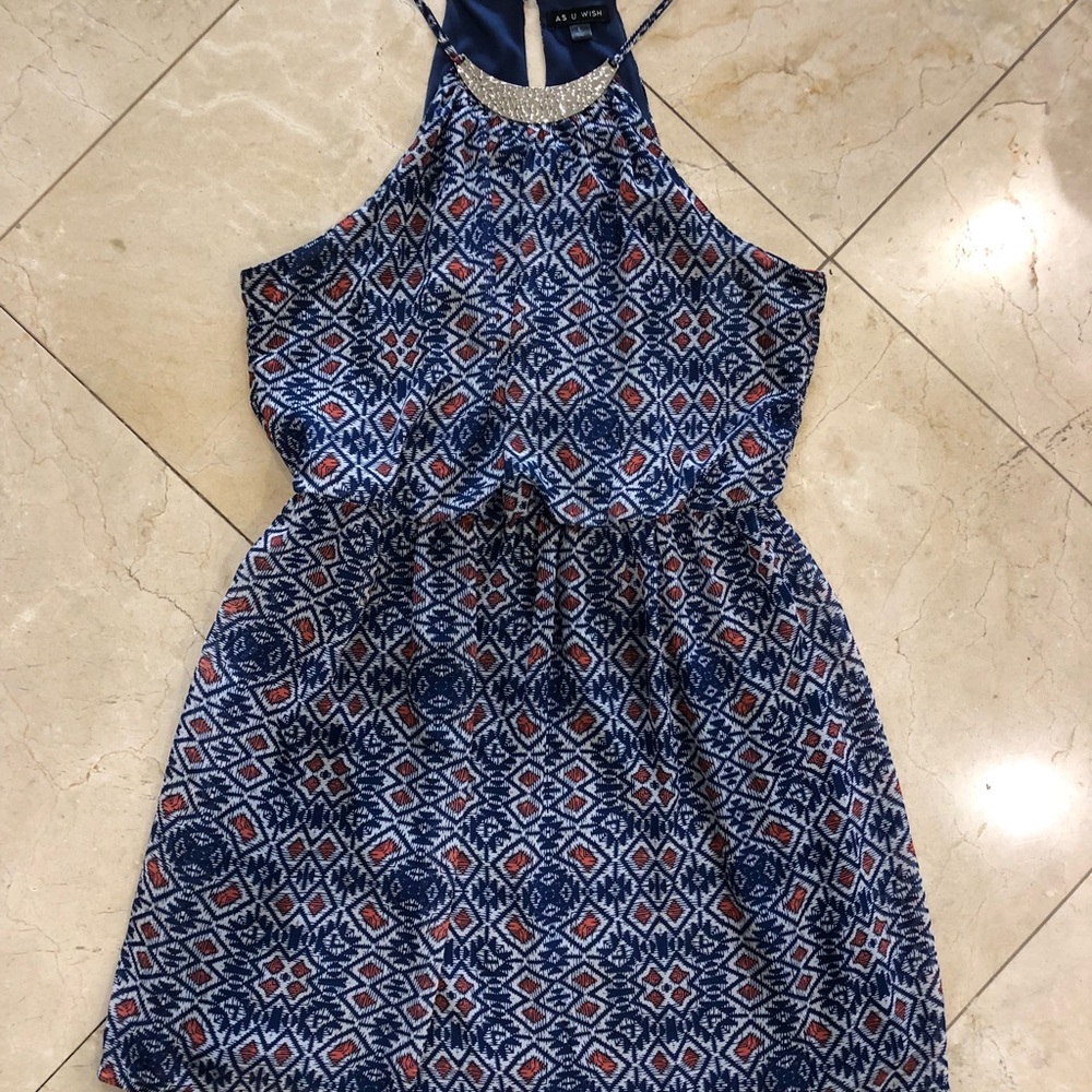 RED WHITE AND BLUE DRESS